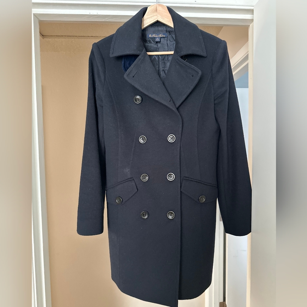 Brooks Brothers 100% Wool Pea Coat